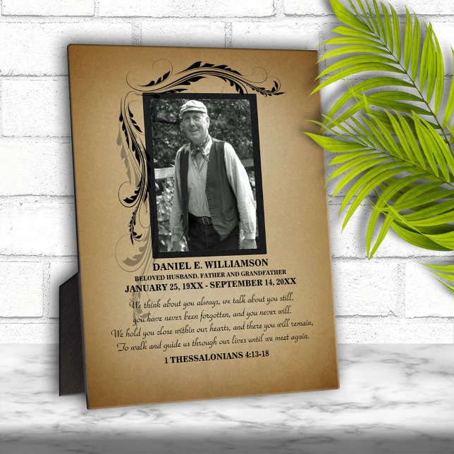 Photo Plaque commémorative photographique en or (Créateur téléchargé)