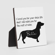 Plaque commémorative pour chien - Plaque personnal