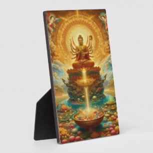 Photo Plaque d'abondance avec Easel