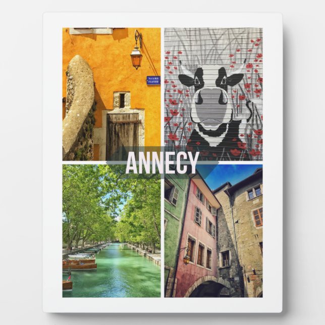 Photo Plaque d'Annecy avec Easel (Devant)
