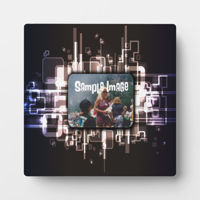 Photo Plaque d'art Abstraite (Devant)