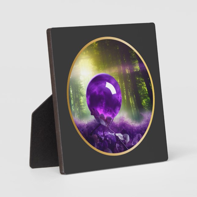Photo Plaque d'art de l'Imaginaire Amethyst Orb (Recto)