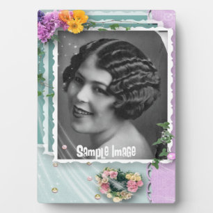 Photo Plaque d'art romantique vintage