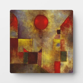 Photo Plaque de ballon rouge Paul Klee