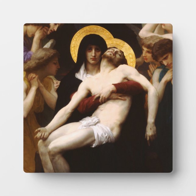 Photo Plaque de Bouguereau Pieta (Devant)