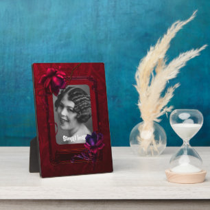 Photo Plaque de cadre d'art gothique violet