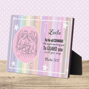 Photo Plaque de chambre pour enfant basée sur la foi per