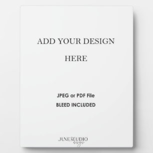 Photo Plaque de dessus de table de 8 x 10 po avec impres