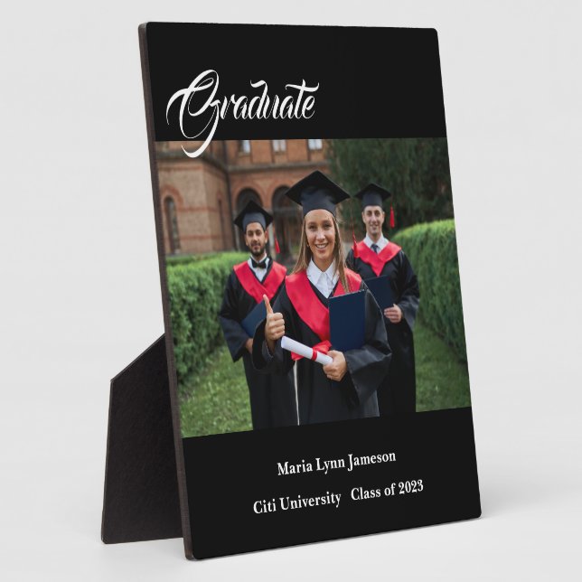 Photo Plaque de fin d'études (Côté)