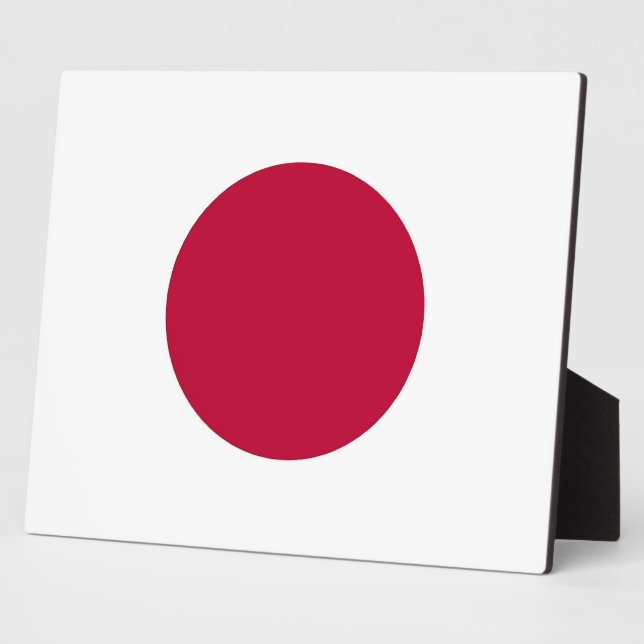 Photo Plaque de Flag du Japon (Côté)