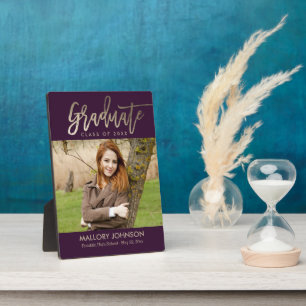 Photo Plaque de graduation de couleur modifiée Glimmer B