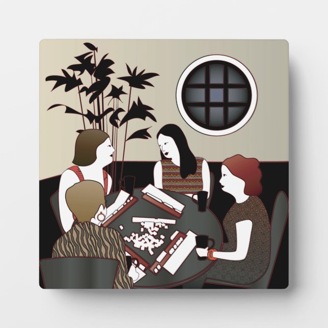 Photo Plaque de jeu Mah Jongg (Devant)