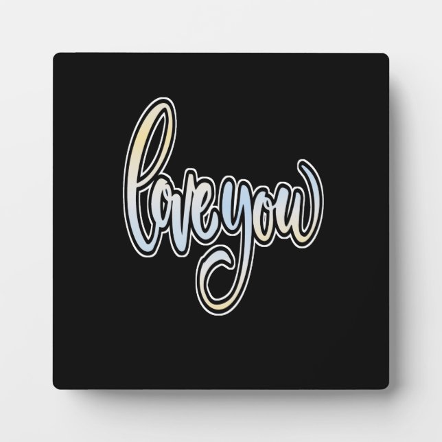 PHOTO PLAQUE DE L'AMOUR (Devant)