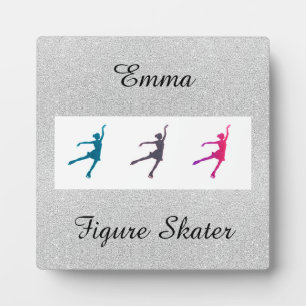 Photo Plaque de patinage artistique pour fille avec Ease