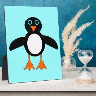 Photo Plaque de pingouin mignon