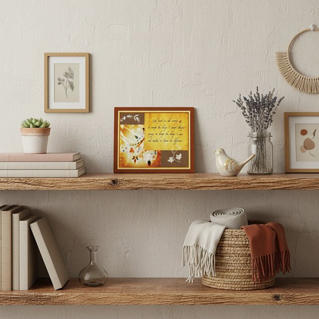 Photo Plaque de prière de sérénité (Créateur téléchargé)