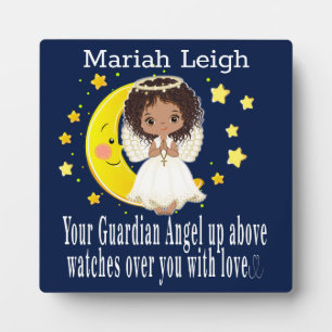 Photo Plaque de table Angel Guardian avec Easel