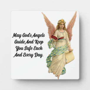 Photo Plaque de table Angel vintage avec de l'Easel