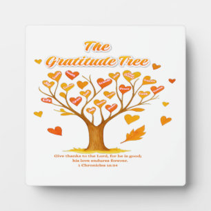 Photo Plaque de table 'Arbre de la Gratitude' avec de l'