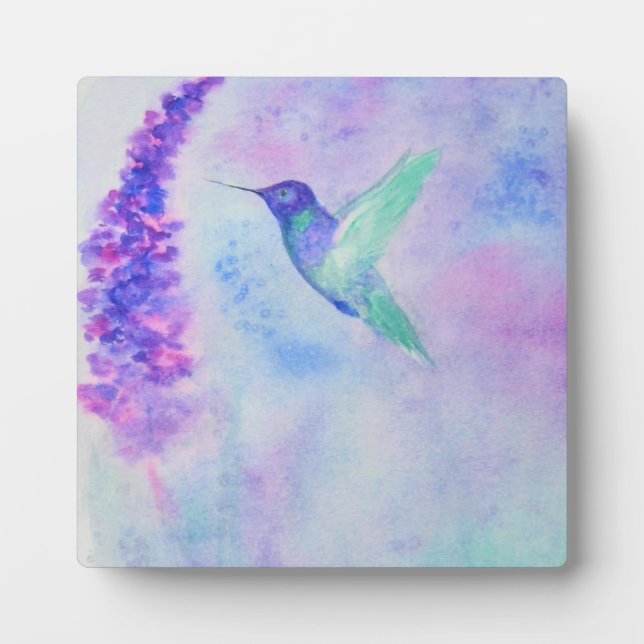 Photo Plaque de table avec colibri d'Aise (Devant)