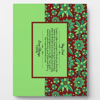 Photo Plaque de table avec Easel