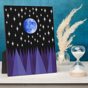 Photo Plaque de table Moon Starlight avec Easel