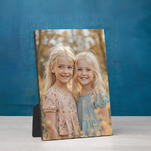 Photo Plaque de table personnalisée avec chevalet arrièr