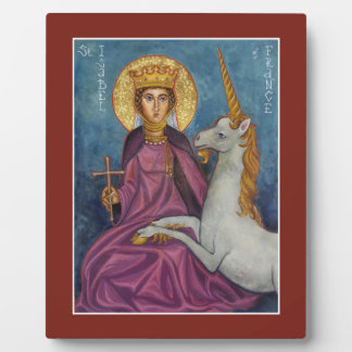 Photo Plaque d'icônes Saint-Isabel de France