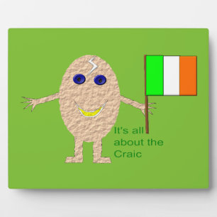 Photo Plaque d'oeuf irlandais patriotique