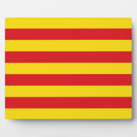 Plaque Drapeau Catalogne