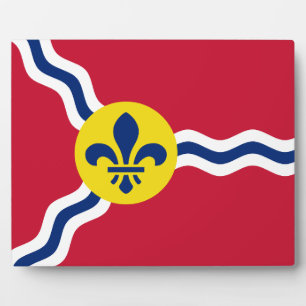 Photo Plaque Drapeau Saint-Louis