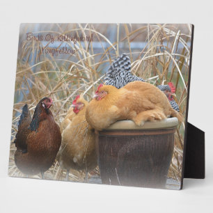 Photo Plaque Hen