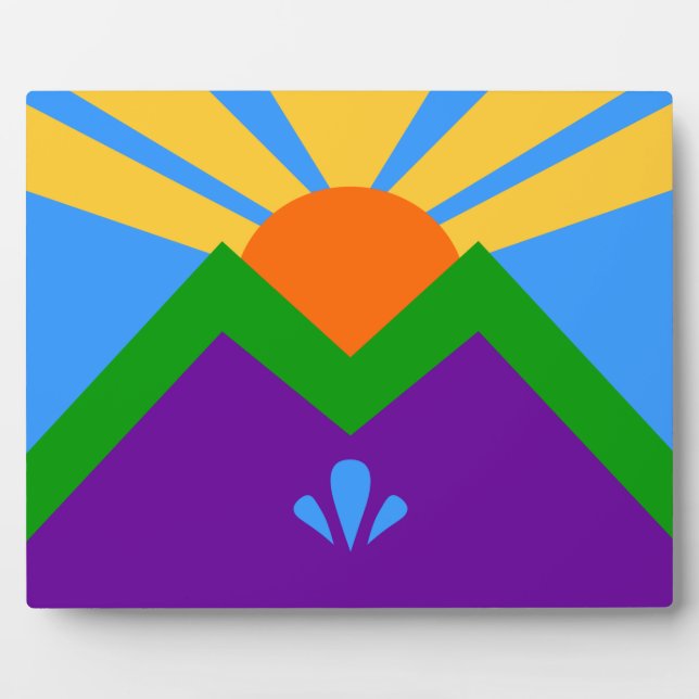 Photo Plaque indicateur Manitou Springs (Devant)