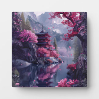 Photo Plaque japonaise Devine Mystery avec support