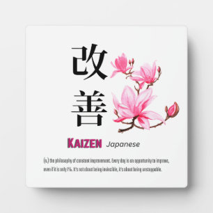 Photo Plaque japonaise Kaizen