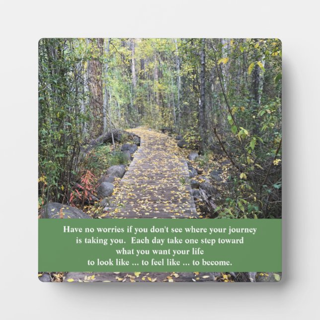 Photo Plaque Journey Woods (Devant)