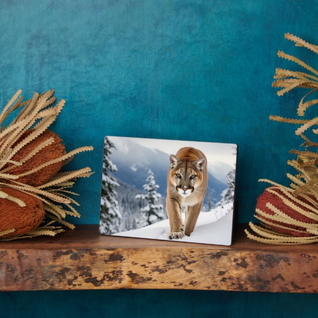 Photo Plaque-Mountain Lion Plaque (Side)