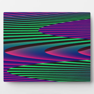 Photo Plaque Neon Seas