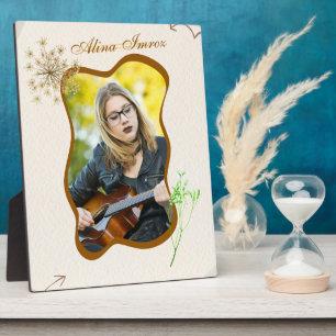 Photo Plaque Tabletop personnalisable 8x10 avec Easel