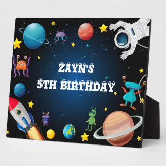 Photo Plaque tablette personnalisée hors de l'espace ave