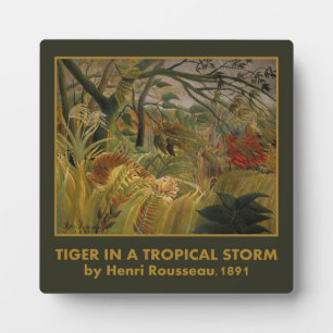 Photo Plaque Tiger de Rousseau