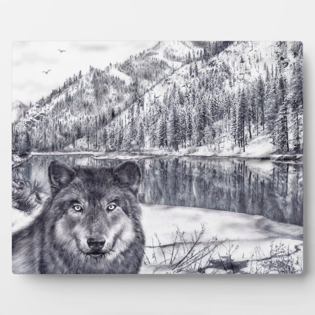 Photo Plaque Wolf (Devant)