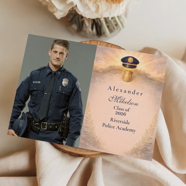 Photo Police Academy Honors Graduation Event Announcement (Creator Uploaded)