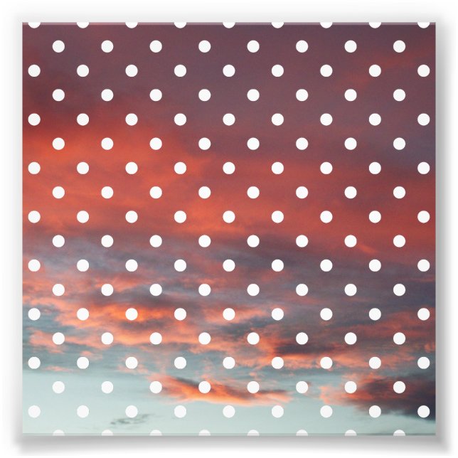 Photo Polka blanche 4x4 (Devant)