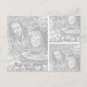 Photo postcard Collage template for three images