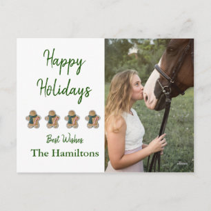 Photo Postcard with Gingerbreads