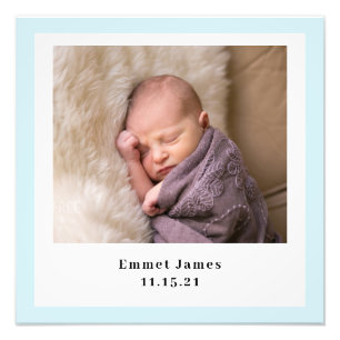 Photo pour bébé nouveau-né moderne Imprimer