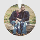 Photo Premier Noël M. & Mme Ornament