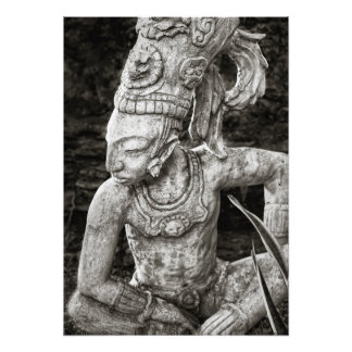 Photo Print - Ancient Mayan Figure - Mexico