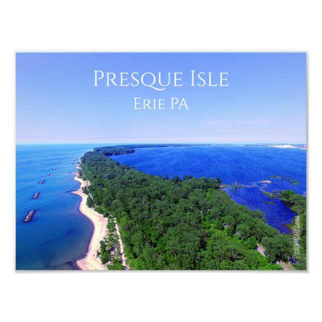 Photo Print (exact size) - Presque Isle Erie PA (Front)